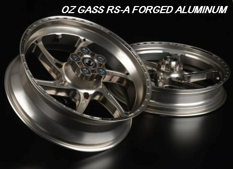 OZ GASS  RS-A FORGED ALUMINUM 6 Spoke wheels