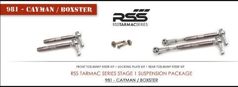 RSS 981 - Cayman / Boxster RSS TARMAC SERIES Stage - 1 Suspension Kit