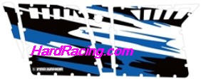 Pro Armor Graphic Kit Robby Gordon Blue with cut outs