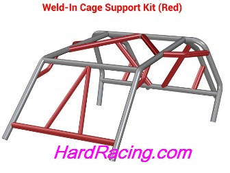 Polaris RZR 1000 Weld-In Cage Support Kit