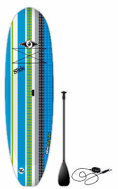 BIC Stand Up Paddleboard 10'6 SUP Slide Pack