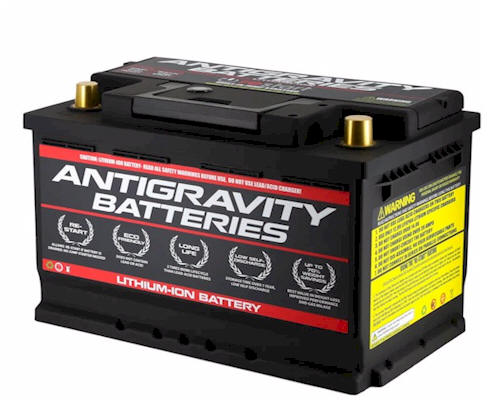 Anitgravity Battery lightweight auto t6 l2