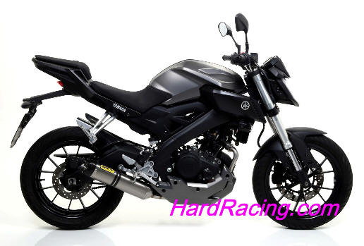 Yamaha MT125 Arrow Exhaust Thunder Titanium Can