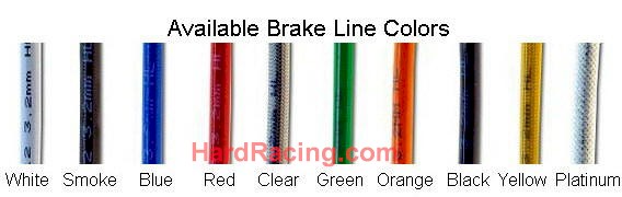galfer brake line colors