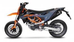 Leo Vince 14073U NERO Full System for KTM 690 Enduro R / SMCR  2019 - 2024