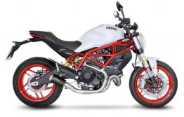 Leo Vince 15206BU LV-10 BLACK EDITION Slip-On for Ducati Monster 797 / Scrambler 800  2015 - 2020