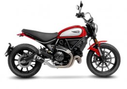 Leo Vince 15250CU LV-10 CARBON FIBER Slip-On for Ducati Scrambler 800 Icon / Icon Dark / Night Shift / Urban Motard 2021 - 2022
