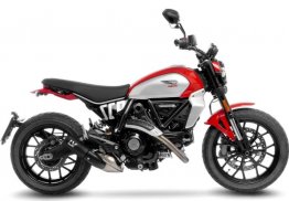 Leo Vince 15266FB LV-10 FULL BLACK Slip-On for Ducati Scrambler 800 Icon / Full Throttle / Night Shift 2023 - 2025