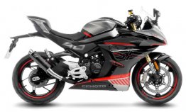 Leo Vince 15505BU GP Corsa BLACK EDITION Slip-On for CF MOTO 450 SS / 450 SR 2023 - 2024