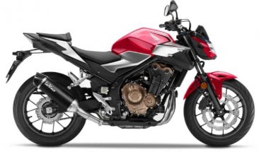 Leo Vince 14058U NERO Slip-On for Honda CB500F / CBR500R 2019 - 2025