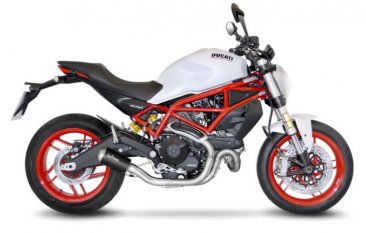 Leo Vince 15206BU LV-10 BLACK EDITION Slip-On for Ducati Monster 797 / Scrambler 800  2015 - 2020