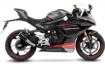 Leo Vince 15265BU LV-10 BLACK EDITION Slip-On for CF MOTO 450 SS / 450 SR 2023 - 2024