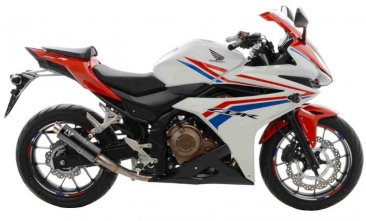 Leo Vince 3384BU GP CORSA BLACK EDITION Slip-On for Honda CB500F / CBR500R  2016 - 2021
