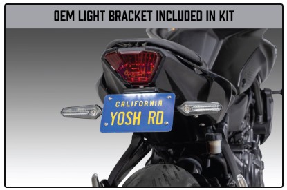 075BG137010   YOSHIMURA V2 Fender Eliminator - '21-24 Yamaha MT07