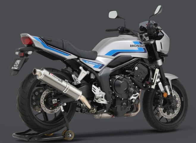 Yoshimura Cyclone Street Series Stainless Slip-On Exhaust w/ Stainless Muffler - Honda CB1000F 2025-26 (110-41L-5450)