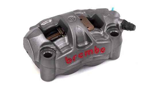 Brembo M50 Titanium Gray CAST ALUM. FRONT Monobloc Brake Caliper 100mm  120A88522 (RIGHT SIDE CALIPER ONLY)  (FREE SHIPPING)