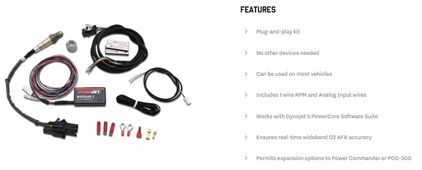 15-7003  Dyno Jet Wide Band 2 - BASE UNIT for Automobile