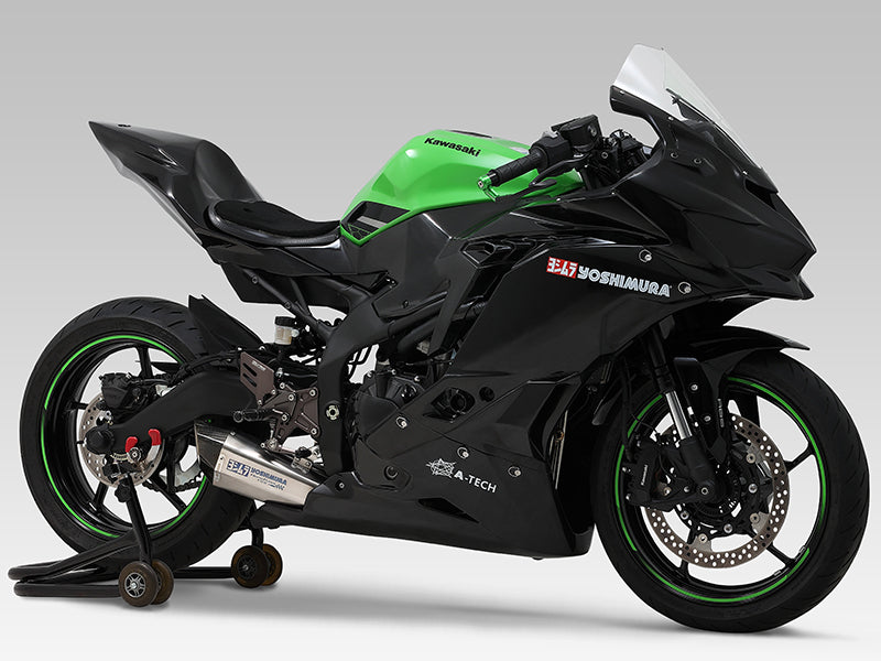Yoshimura ZX-4R 23-26 / ZX-25R 21-23 Race Hepta Force Titanium Full Exhaust - 150-247-A28G0