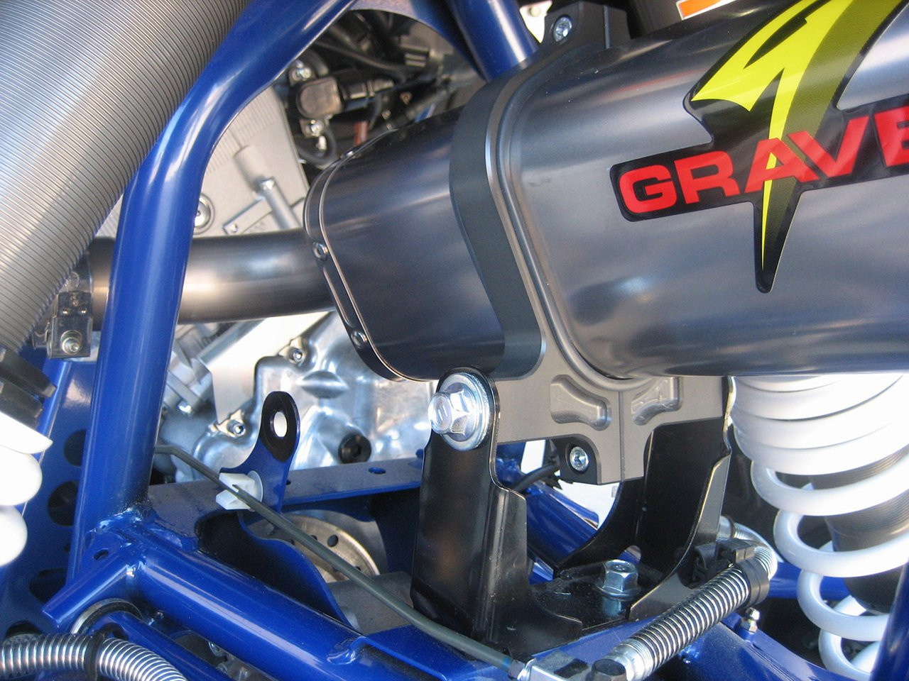 Graves Yamaha YXZ 1000R Titanium Slip-On Exhaust view 3