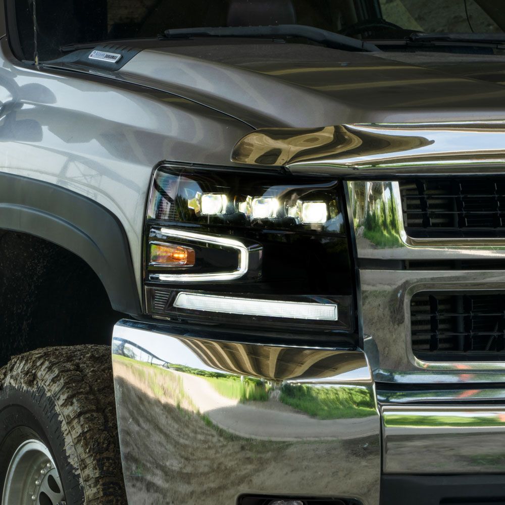 FORM Silverado headlights - chevy silverado headlamp projector creative passenger on - FL0005