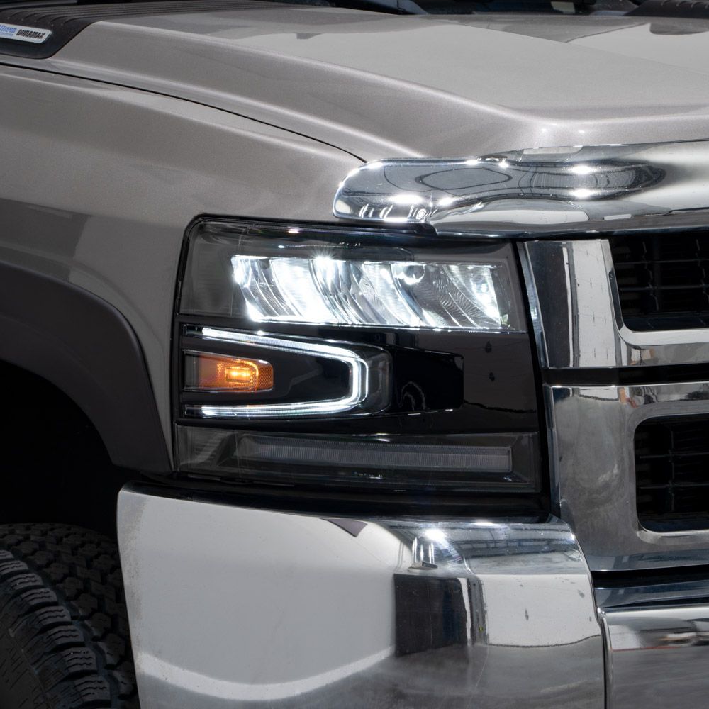 FORM Silverado headlights - chevy silverado headlamp studio reflector passenger highbeam - FL0004