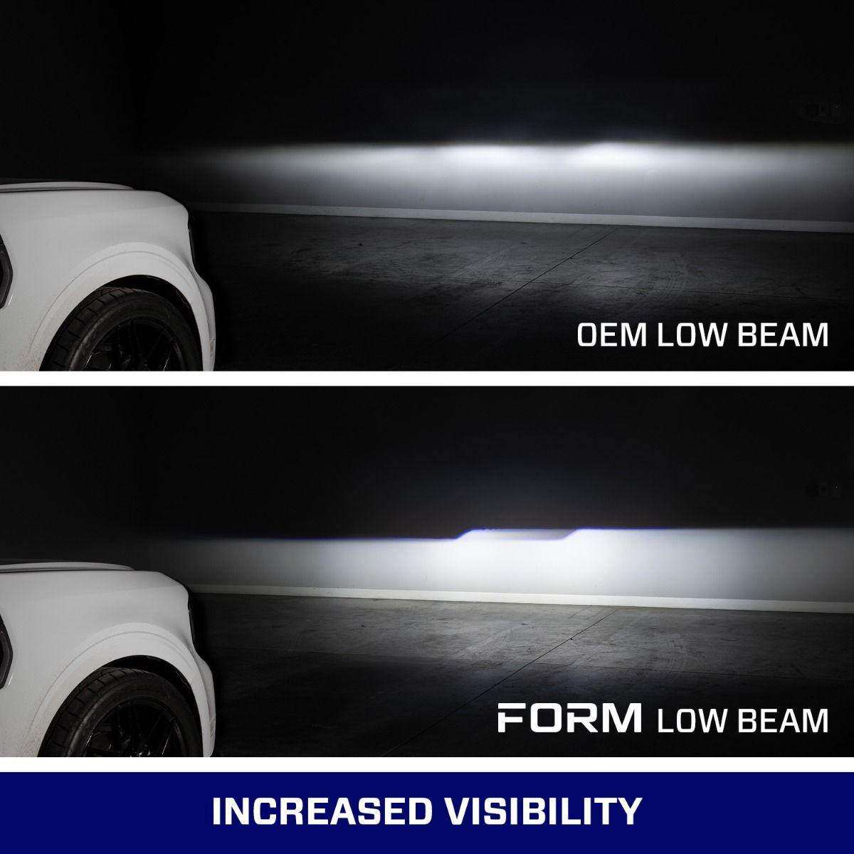 FORM Maverick headlights - ford maverick headlights infographic low beam - FL0084