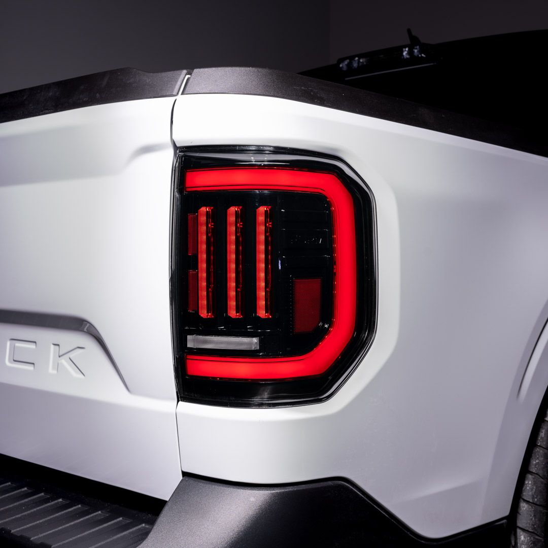 FORM Maverick tail lights - ford maverick tail light smoked brake light on - FL0113
