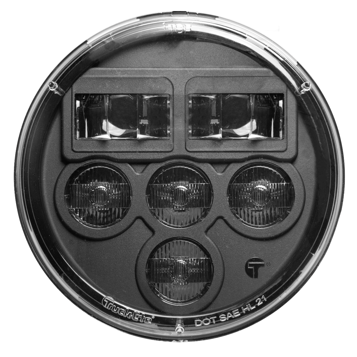 Rigid Industries Truck-Lite 37 Series 7" Round LED Headlight - High/Low Beam 37270C