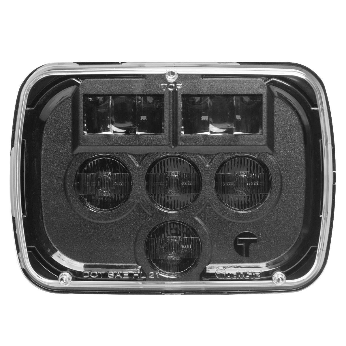 Rigid Industries Truck-Lite 37 Series 5"x7" Rectangular LED Headlight - High/Low Beam 37450C