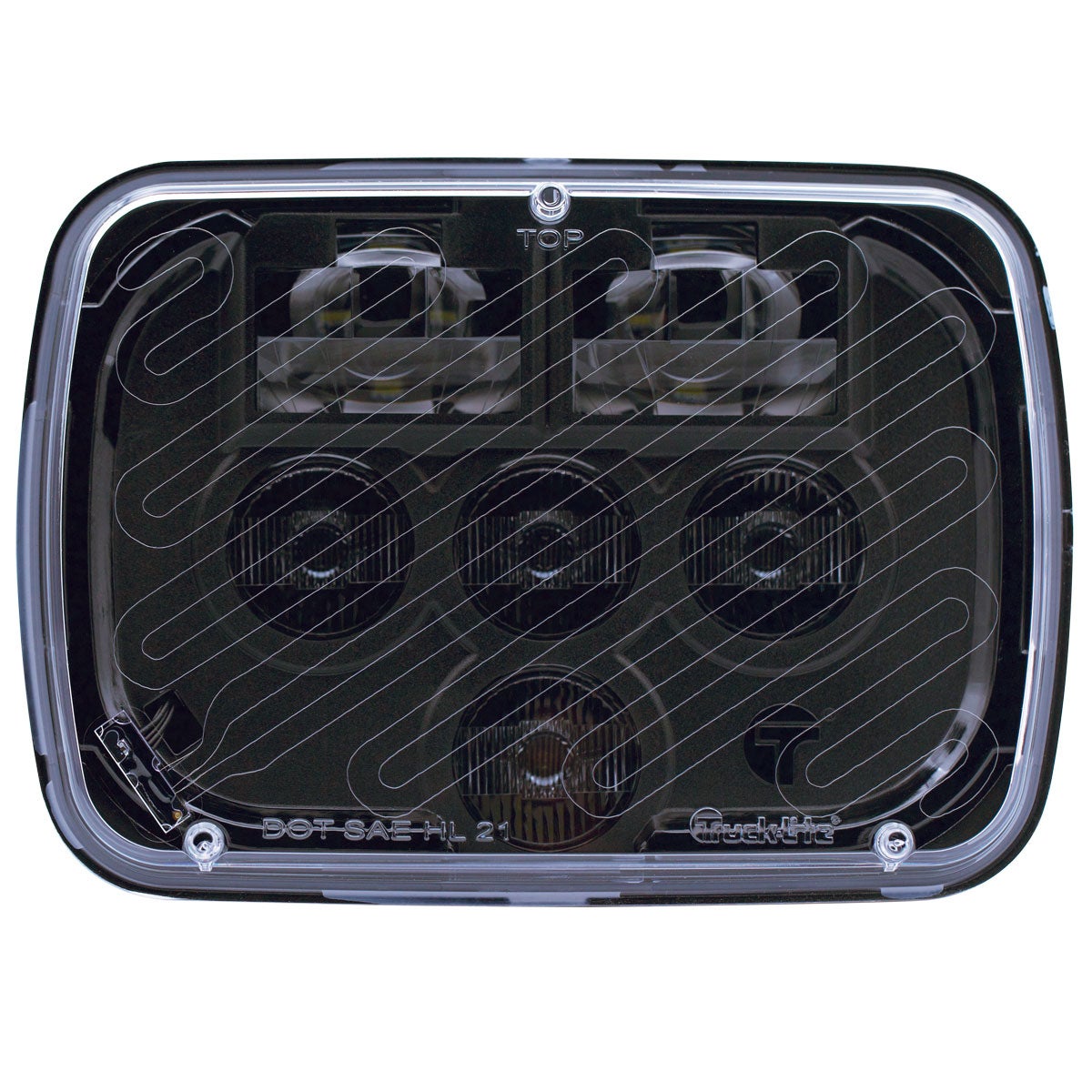 Rigid Industries Truck-Lite 37 Series 5"x7" Rectangular Heated LED Headlight - High/Low Beam 37455C