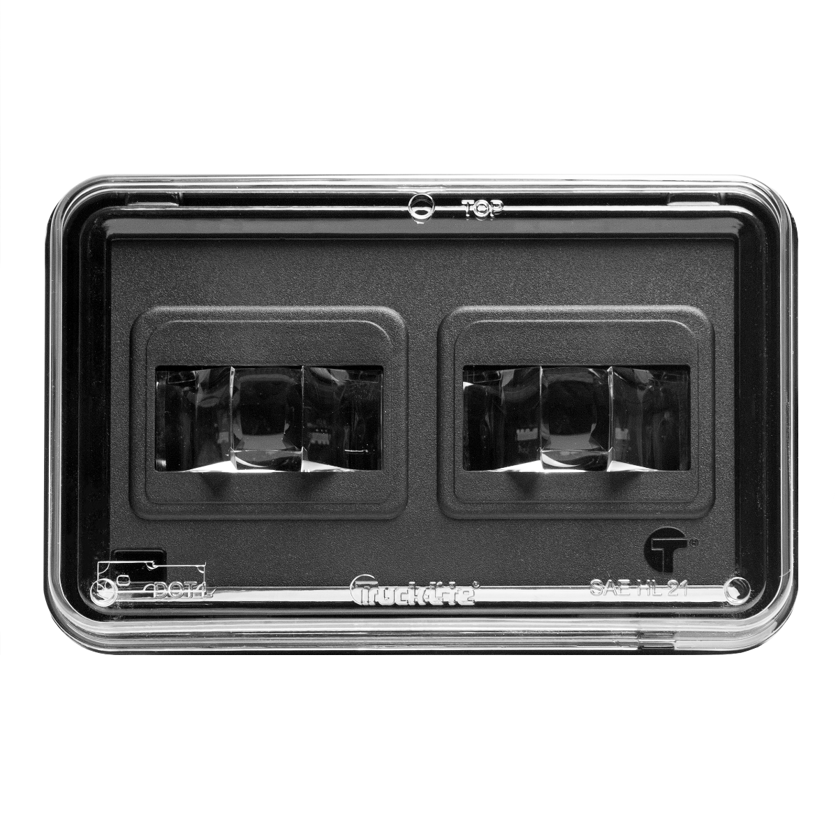 Rigid Industries Truck-Lite 37 Series 4"x6" Rectangular LED Headlight - Low Beam 37640C