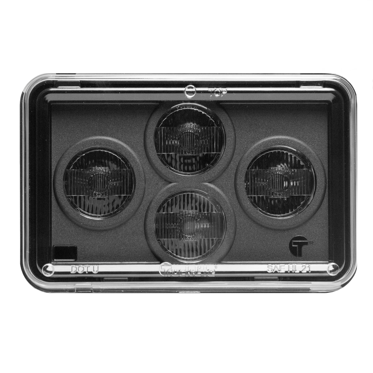 Rigid Industries Truck-Lite 37 Series 4"x6" Rectangular LED Headlight - High Beam 37645C
