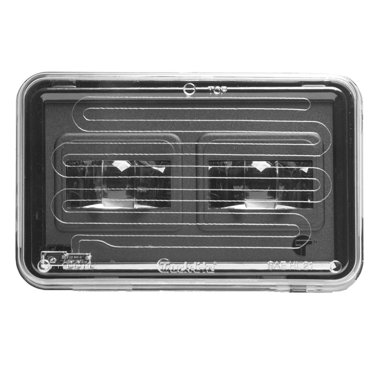 Rigid Industries Truck-Lite 37 Series 4"x6" Rectangular Heated LED Headlight - Low Beam 37650C