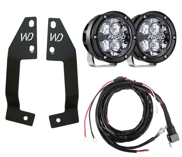 Rigid Industries 360-Series Spot A-Pillar Lighting Kit - 2025+ Toyota 4Runner, 46760