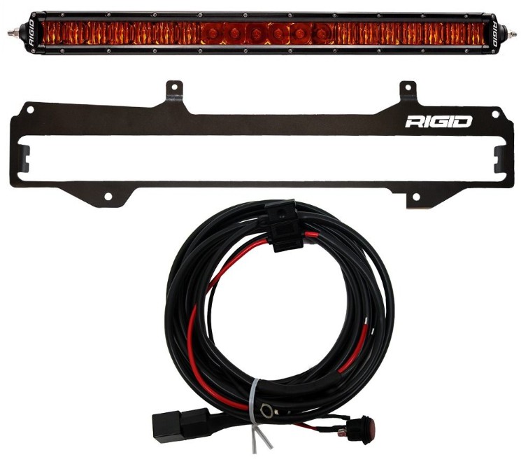 Rigid Industries SR-Series 20 inch Amber Grille Light Kit - 2024+ Toyota Tacoma, 46764