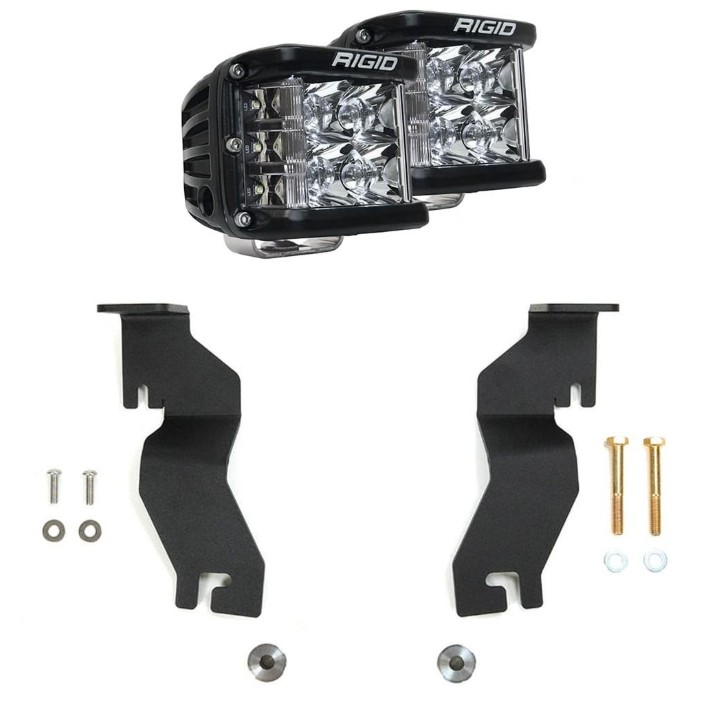Rigid Industries A-Pillar Light Kit with D-SS Spot Lights - 2021-25 Chevy/GMC Yukon/Tahoe/Suburban, 46794