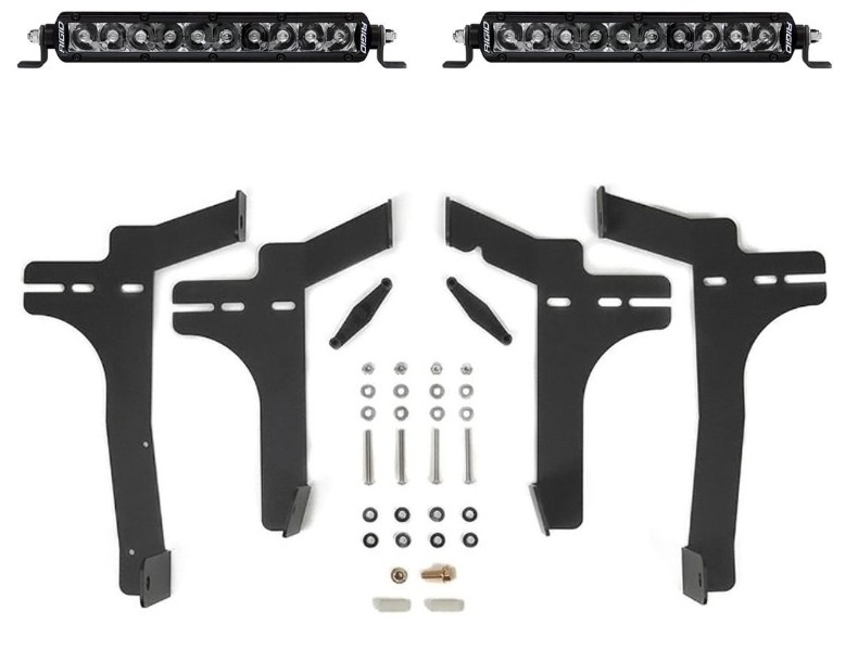 Rigid Industries SR-Series 10 inch Spot Midnight Behind The Grille Light Kit - 2024+ Toyota Tacoma, 46814