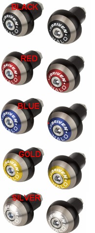 DHBEW  DRIVEN Halo Stainless Bar Ends (Sold in Set of 2)