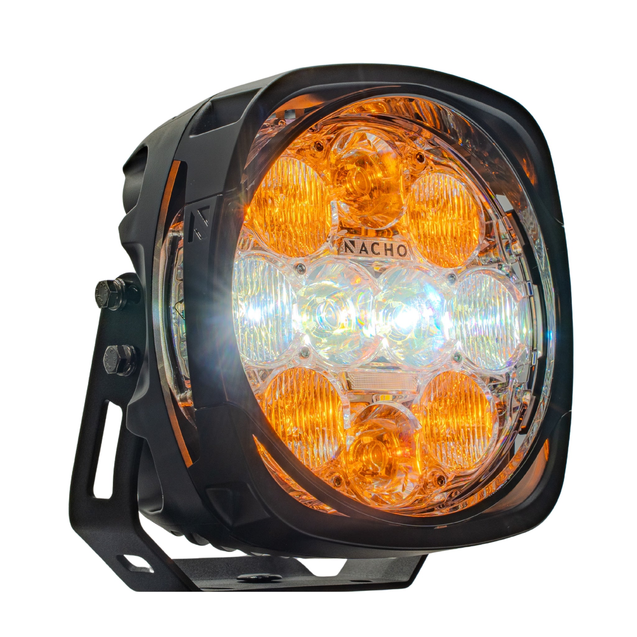 NACHO Grande 7" LED Off-Road Light, Combo Beam, Amber-White - PM671