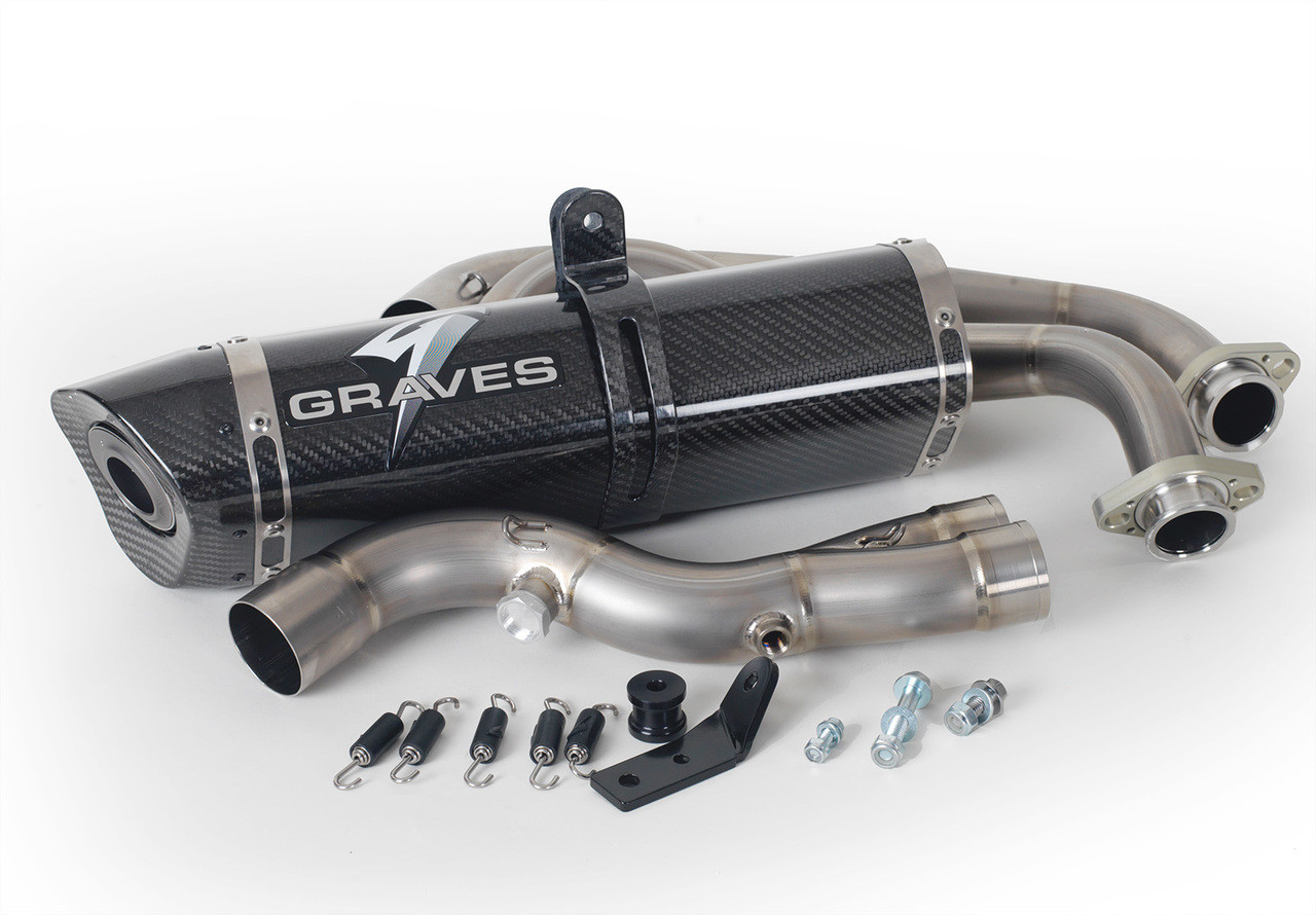 Graves Motorsports Yamaha FZ-07 / MT-07 / XSR700 / R7 Full Exhaust System EXY-14FZ07-FTC