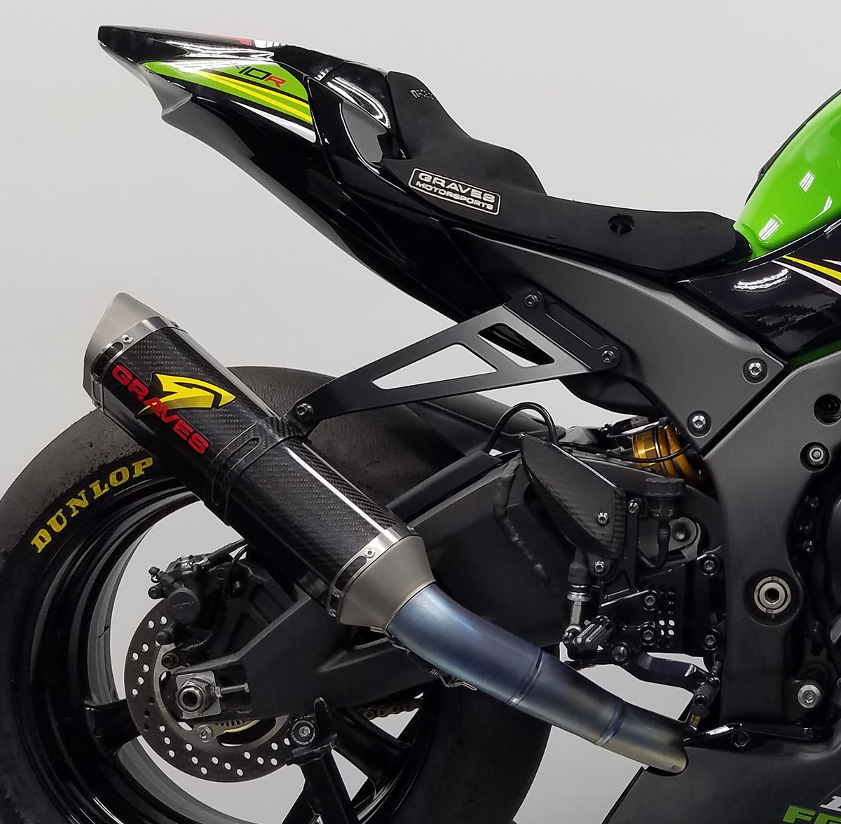 Graves Motorsports Kawasaki ZX-10R / ZX-10RR WORKS2 Carbon Full Exhaust System EXK-19ZX1-FTCW2