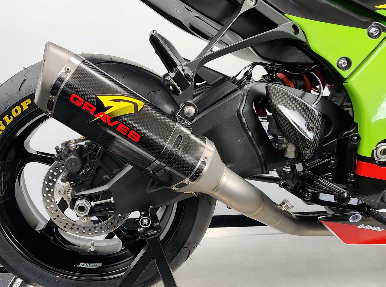 Graves Motorsports Kawasaki ZX-10R WORKS LINK Full Exhaust System EXK-16ZX1-FTC