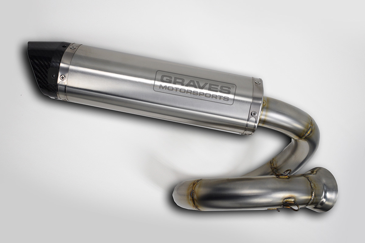 Graves Motorsports Can-Am Maverick X3 Turbo Stainless Cat-Back Slip-On Exhaust EXC-18MX3-CBSS