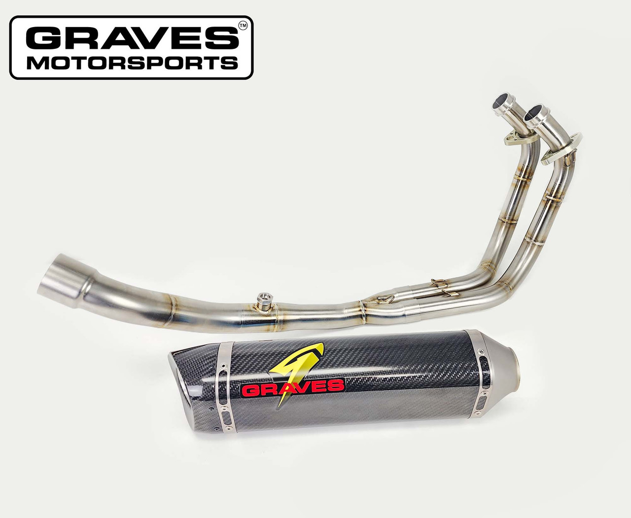 Graves Motorsports Kawasaki Ninja 400 / Ninja 500 WORKS2 Full Exhaust System EXK-18EX4-FSCW2