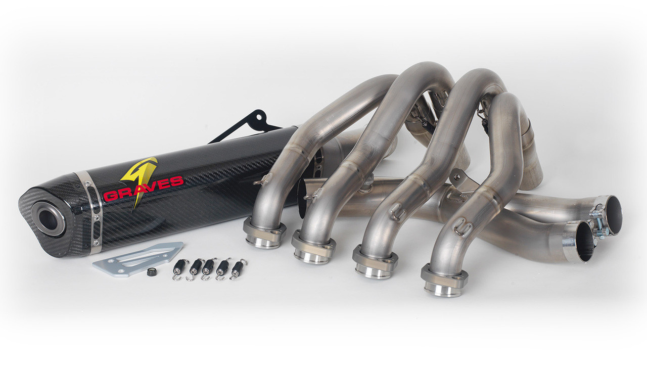 Graves Motorsports Yamaha FZ-10 / MT-10 Full Titanium Exhaust System EXY-17FZ10-FTC