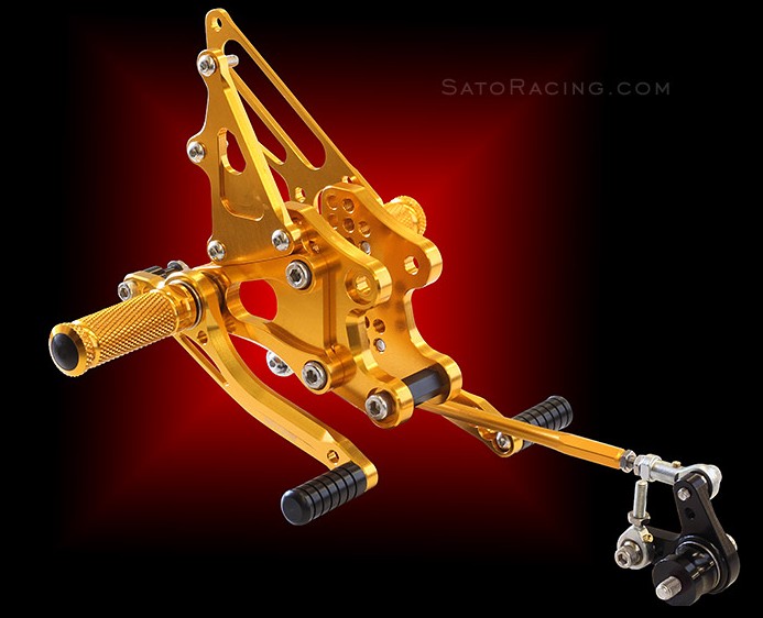 SATO Rear Sets - Honda CBR600RR 2003-06