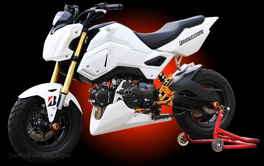 SATO Race Concept Rear Sets - Honda Grom 2016-20