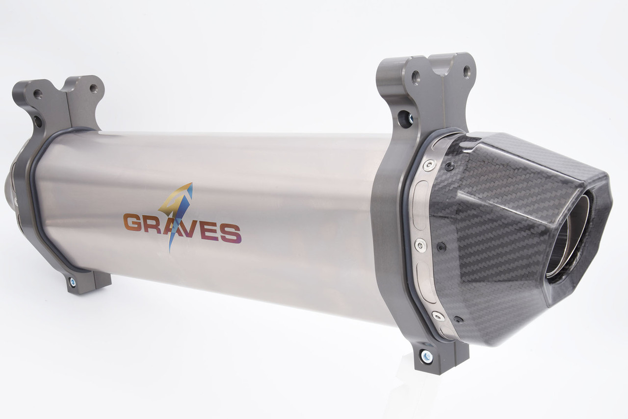 Graves Motorsports Honda Talon 1000R / 1000X-4 Cat-Back Slip-On Exhaust EXH-20T1-CBTT