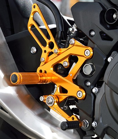 SATO Rear Sets - Kawasaki Ninja 400/500 Z400/Z500 2018-25 | HardRacing