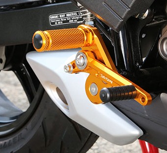 SATO Rear Sets - Kawasaki Z125 Pro 2017-26 | HardRacing